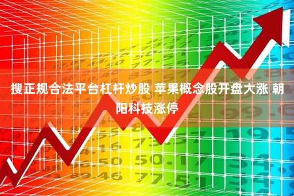 搜正规合法平台杠杆炒股 苹果概念股开盘大涨 朝阳科技涨停